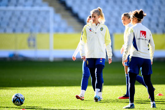 Sofia Jakobsson of the Swedish women's national football