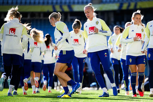 Caroline Seger of the Swedish women's national football team