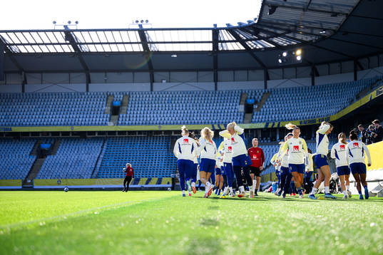 Players of the Swedish women's national football team