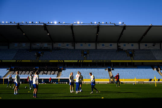 Players of the Swedish women's national football team