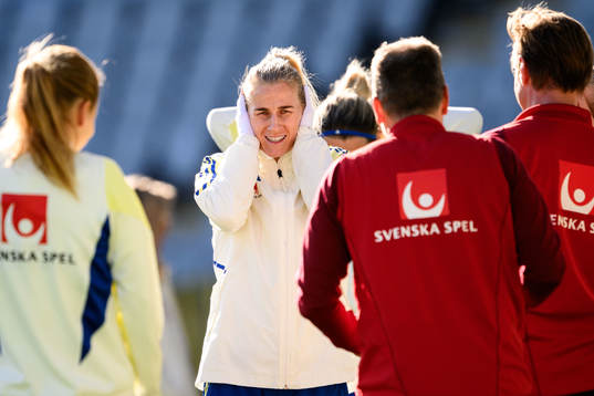 Sofia Jakobsson of the Swedish women's national football