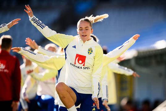 Hanna Lundkvist of the Swedish women's national football