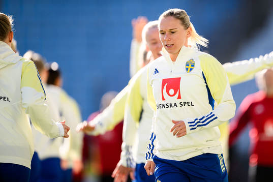 Jonna Andersson of the Swedish women's national football