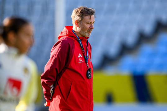 Head coach Peter Gerhardsson of the Swedish women's