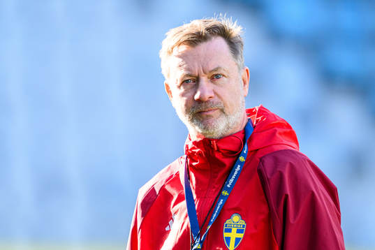 Head coach Peter Gerhardsson of the Swedish women's