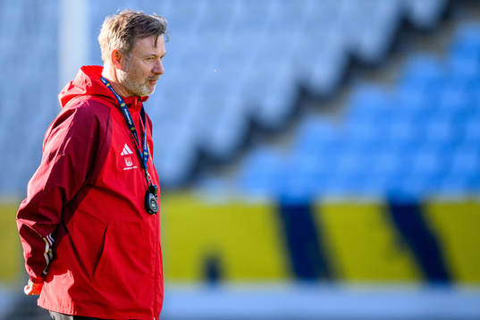 Head coach Peter Gerhardsson of the Swedish women's