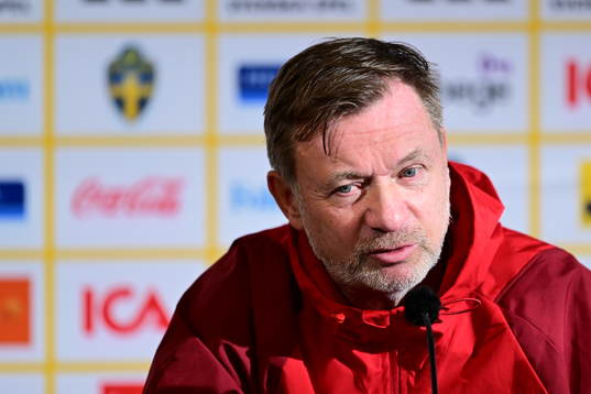 Head coach Peter Gerhardsson of the Swedish women's