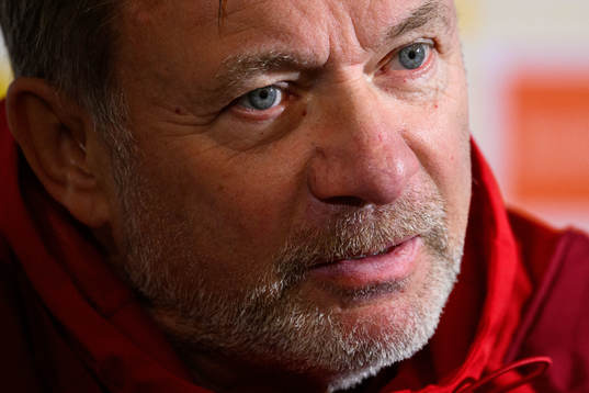 Head coach Peter Gerhardsson of the Swedish women's