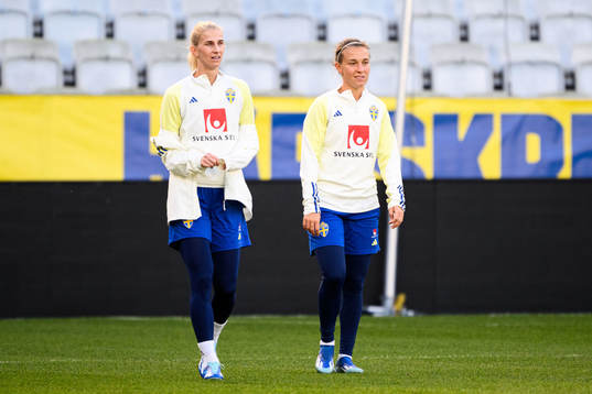 Sofia Jakobsson och Julia Zigiotti Olme of the Swedish