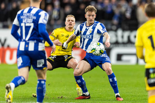 Elfsborgs Per Frick och IFK Göteborgs Sebastian Hausner