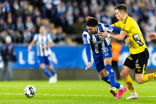 IFK Göteborgs Thomas Santos och Elfsborgs Andri Fannar