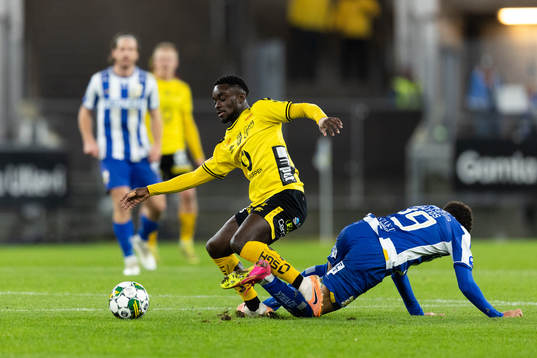 Elfsborgs Emmanuel Boateng och IFK Göteborgs Thomas Santos