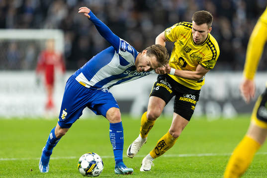 IFK Göteborgs Arbnor Mucolli och Elfsborgs Andri Fannar