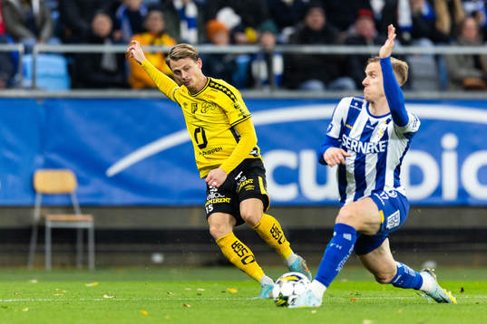 Elfsborgs Simon Hedlund och IFK Göteborgs Oscar Wendt