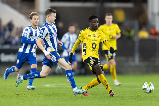 IFK Göteborgs Kolbeinn Thordarson och Elfsborgs Michael