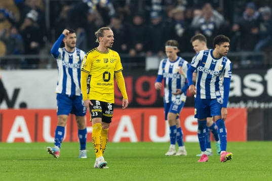 Elfsborgs Niklas Hult deppar