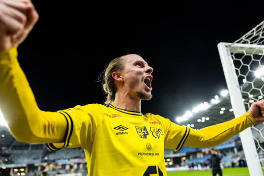 Elfsborgs Niklas Hult jublar