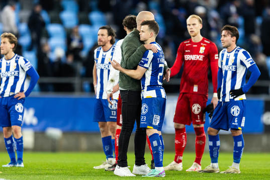 IFK Göteborgs tränare Jens Berthel Askou och Kolbeinn