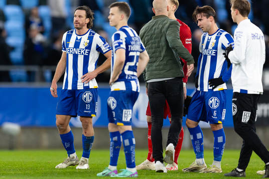 IFK Göteborgs Gustav Svensson deppar