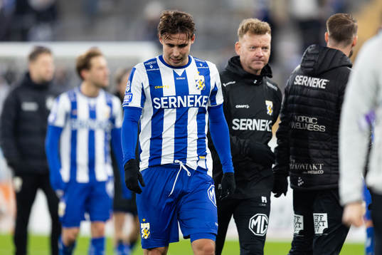 IFK Göteborgs Anders Trondsen deppar
