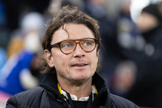 Elfsborgs klubbchef Stefan Andreasson innan fotbollsmatchen
