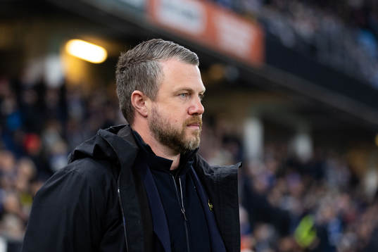Elfsborgs manager Jimmy Thelin innan fotbollsmatchen i