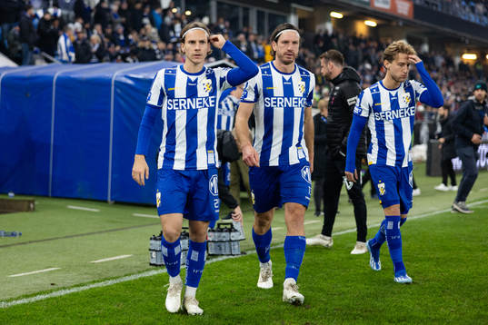 IFK Göteborgs Lucas Kåhed, Gustav Svensson och Arbnor