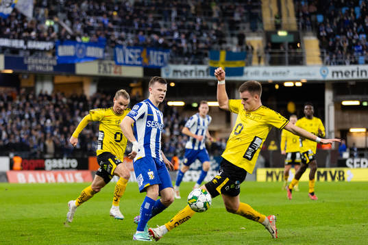 IFK Göteborgs Kolbeinn Thordarson och Elfsborgs Andri
