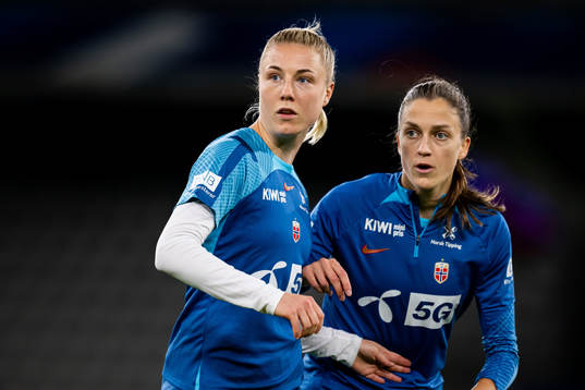 Sophie Román Haug and Emma Stølen Godø of the Norwegian