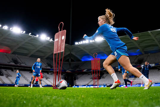 Justine Kielland of the Norwegian women's national football