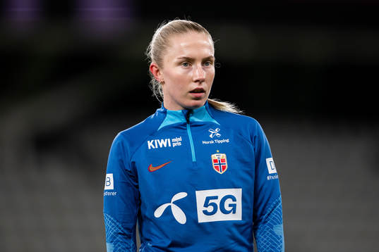 Thea Bjelde of the Norwegian women's national football team