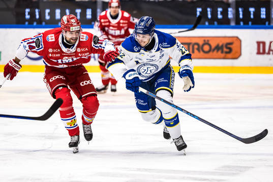 Timrås Emil Pettersson och Leksands Lukas Vejdemo