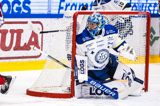Leksands målvakt Filip Larsson