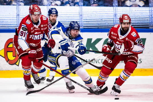 Timrås Magnus Pääjärvi och Leksands Olle Alsing och
