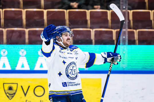 Leksands Matt Caito jublar