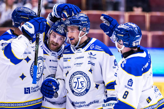 Leksands Max Veronneau jublar