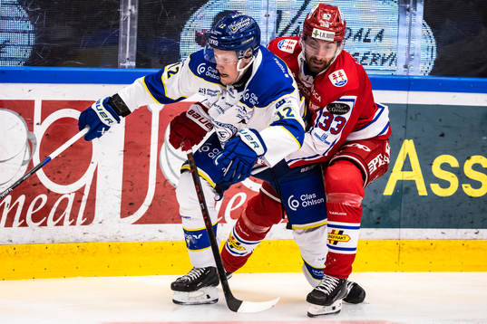 Leksands Kalle Östman och Timrås Albin Lundin