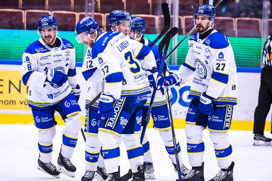 Leksands Matt Caito jublar