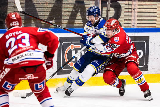 Leksands Olle Alsing och Timrås Oliver Johansson