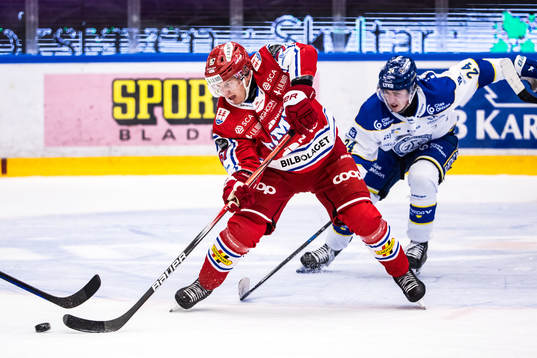 Timrås Jonathan Dahlén och Leksands Arvid Eljas
