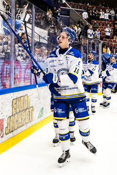 Leksands Anton Johansson jublar