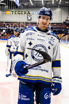 Leksands Peter Cehlarik jublar