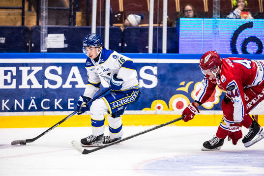 Leksands Felix Unger Sörum och Timrås Olli Juolevi