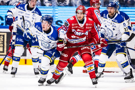 Leksands Kalle Östman och Timrås Filip Hållander
