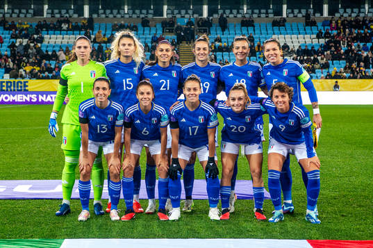 The starting eleven of Italy