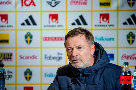 Head coach Peter Gerhardsson of Sweden