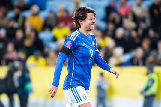 Valentina Giacinti of Italy in pain