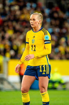 Stina Blackstenius of Sweden