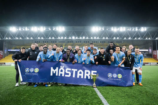Malmös spelare jublar