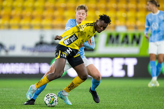 Malmö FFs Nils Zätterström och Elfsborgs Jalal Abdullai